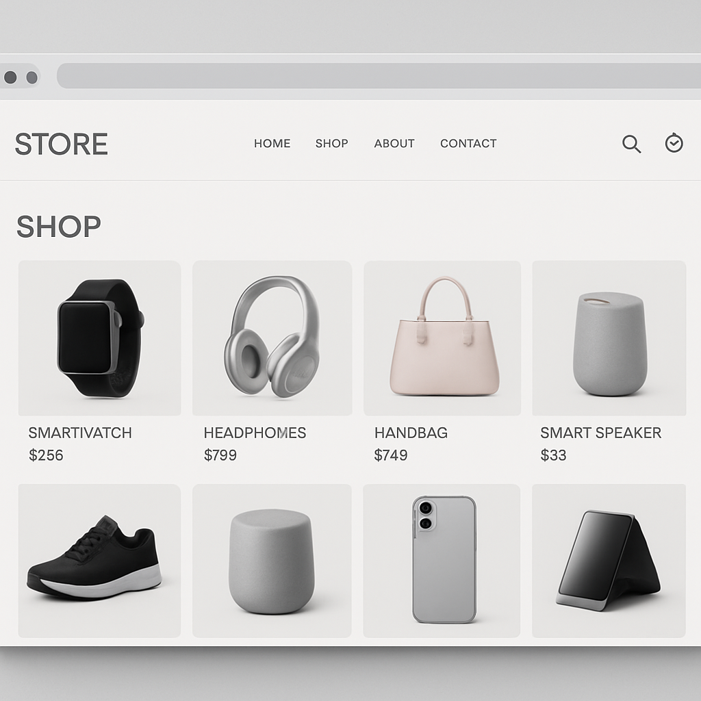 Atelier Store project screenshot
